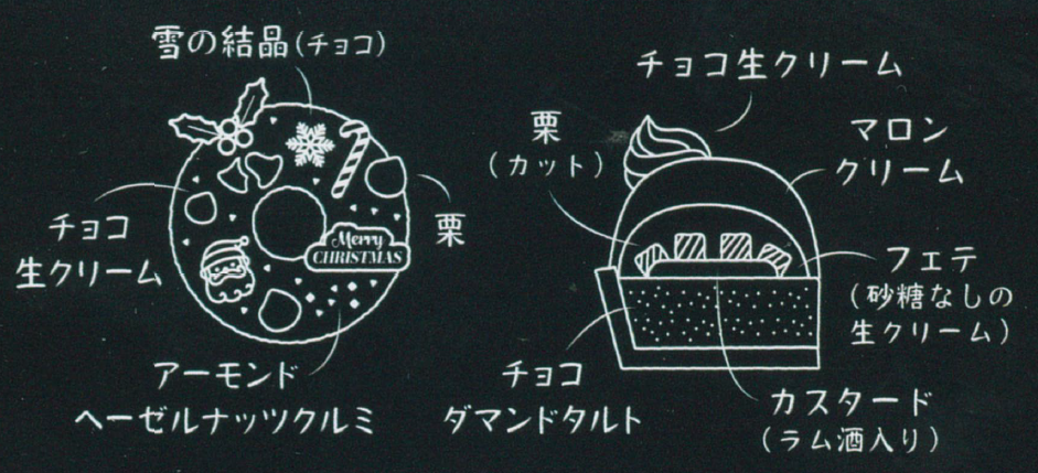 【イーサイト店受取】2025クリスマスリースマロンタルト